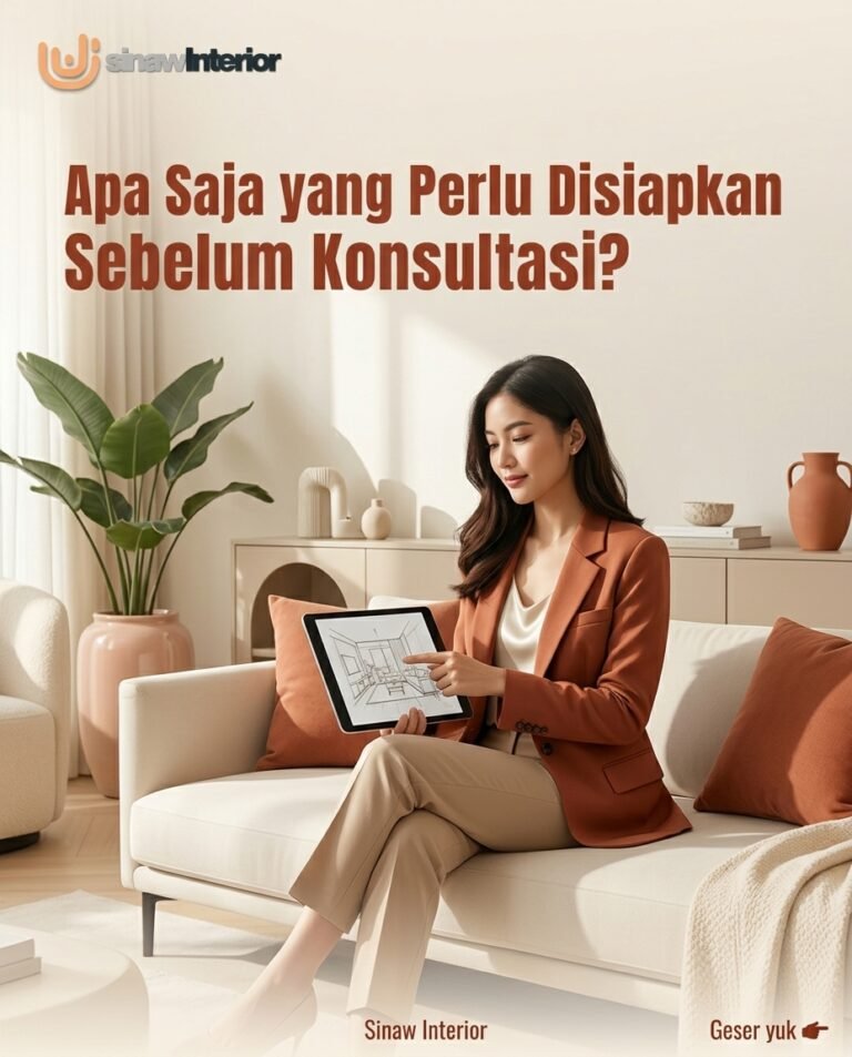 Jasa Interior Purwokerto: Apa Saja yang Perlu Disiapkan Sebelum Konsultasi?