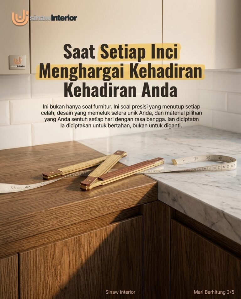 Kitchen Set Warna Putih atau Motif Kayu? Tips Memilih untuk Dapur Kecil